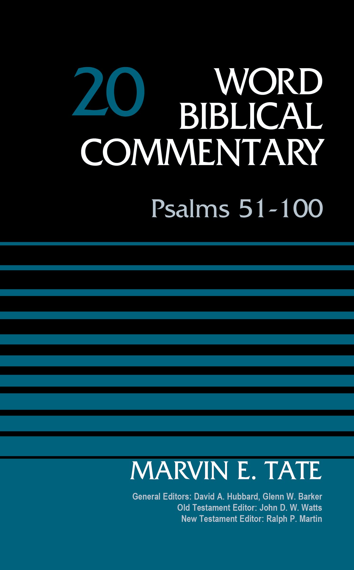 Psalms 51100, Volume 20 (20) (Word Biblical Commentary),Used