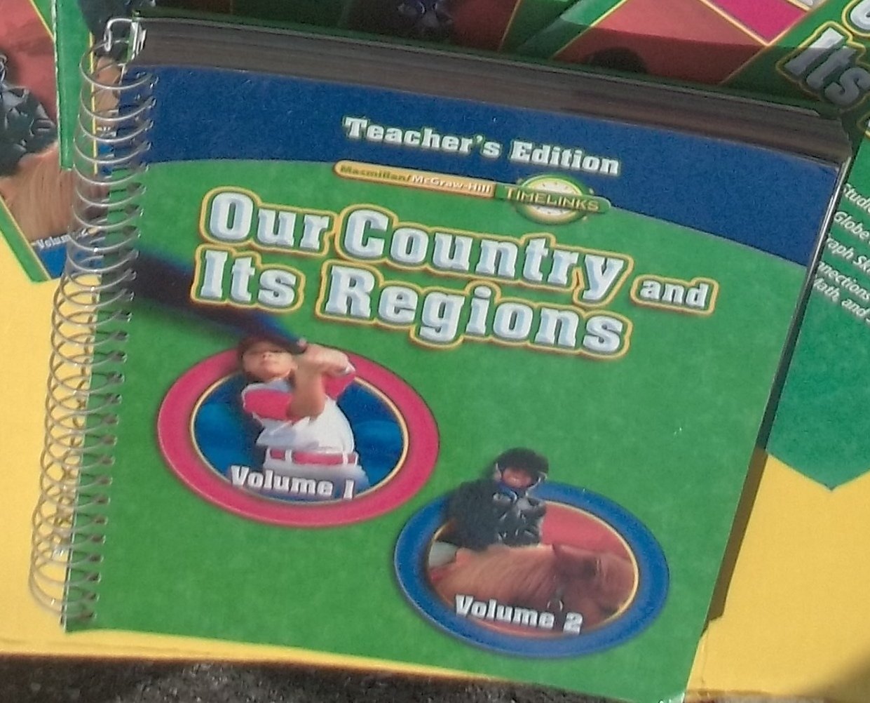 TimeLinks: Our Country and Its Regions, Grade 4: Student Practice and Activity Workbook,Used