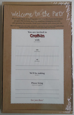 CraftIn: 12 Project Booklets for Your Own Crafty Gatherings,Used
