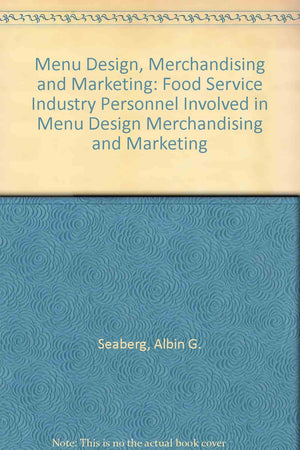 Menu design, merchandising and marketing,Used
