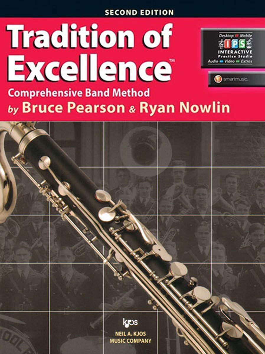 W61CLB  Tradition of Excellence Book 1  Bb Bass Clarinet,Used