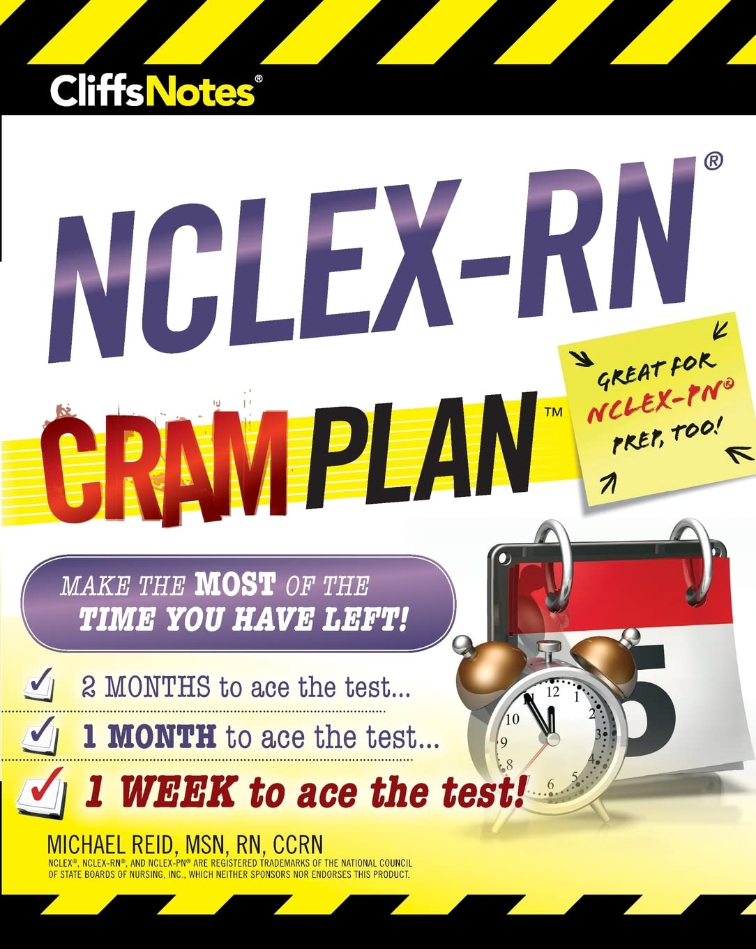 CliffsNotes NCLEXRN Cram Plan: Illustrated Edition (CliffsNotes Cram Plan),Used