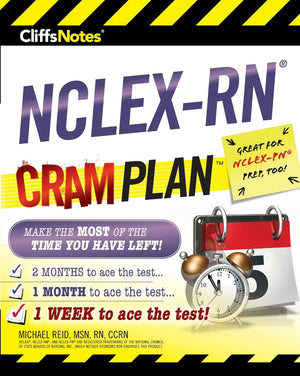 CliffsNotes NCLEXRN Cram Plan: Illustrated Edition (CliffsNotes Cram Plan),Used