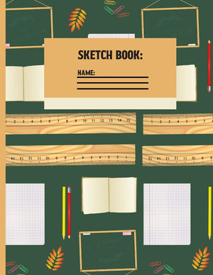 Sketchbook: Classroom Back to school Sketch paper to draw and sketch in for students 120 pages (8.5 x 11 Inch).,Used