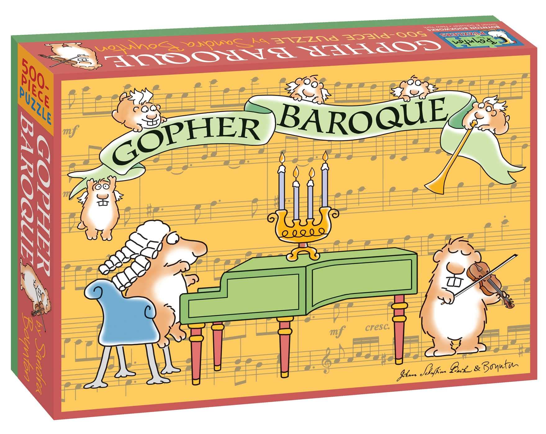 Gopher Baroque: 500Piece Puzzle (Boynton For Puzzlers),New