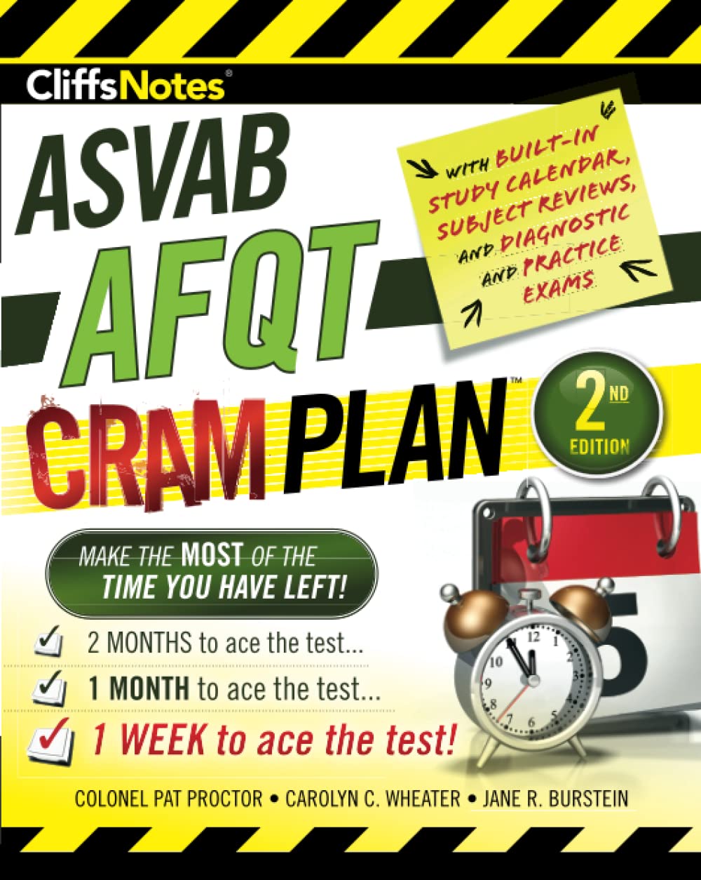 CliffsNotes ASVAB AFQT Cram Plan: 2nd Edition, Revised (CliffsNotes Cram Plan),Used