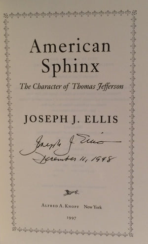 American Sphinx: The Character of Thomas Jefferson