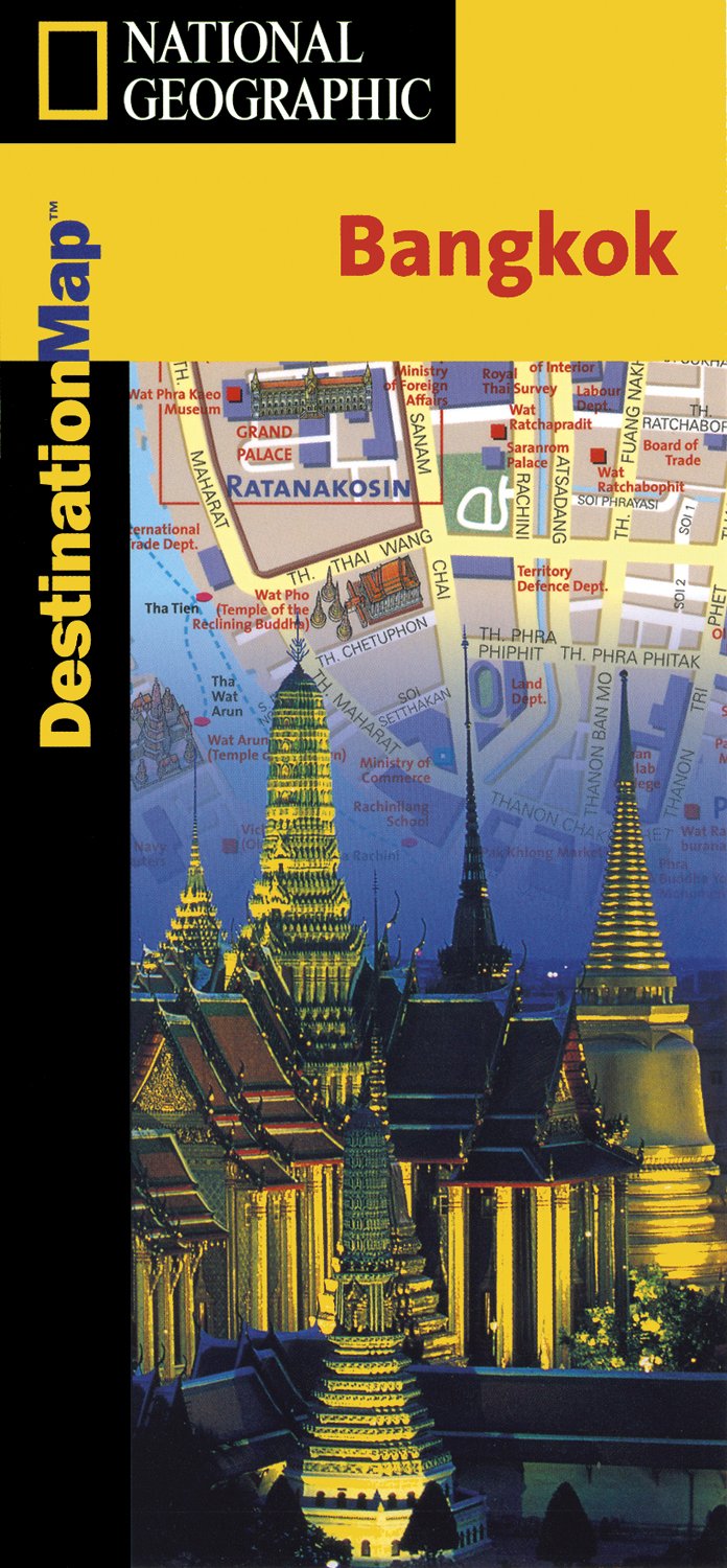 National Geographic Destination Map Bangkok,Used