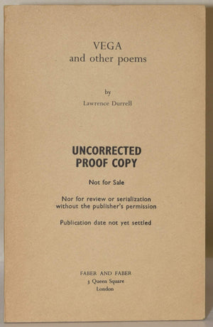 Vega and other poems,Used
