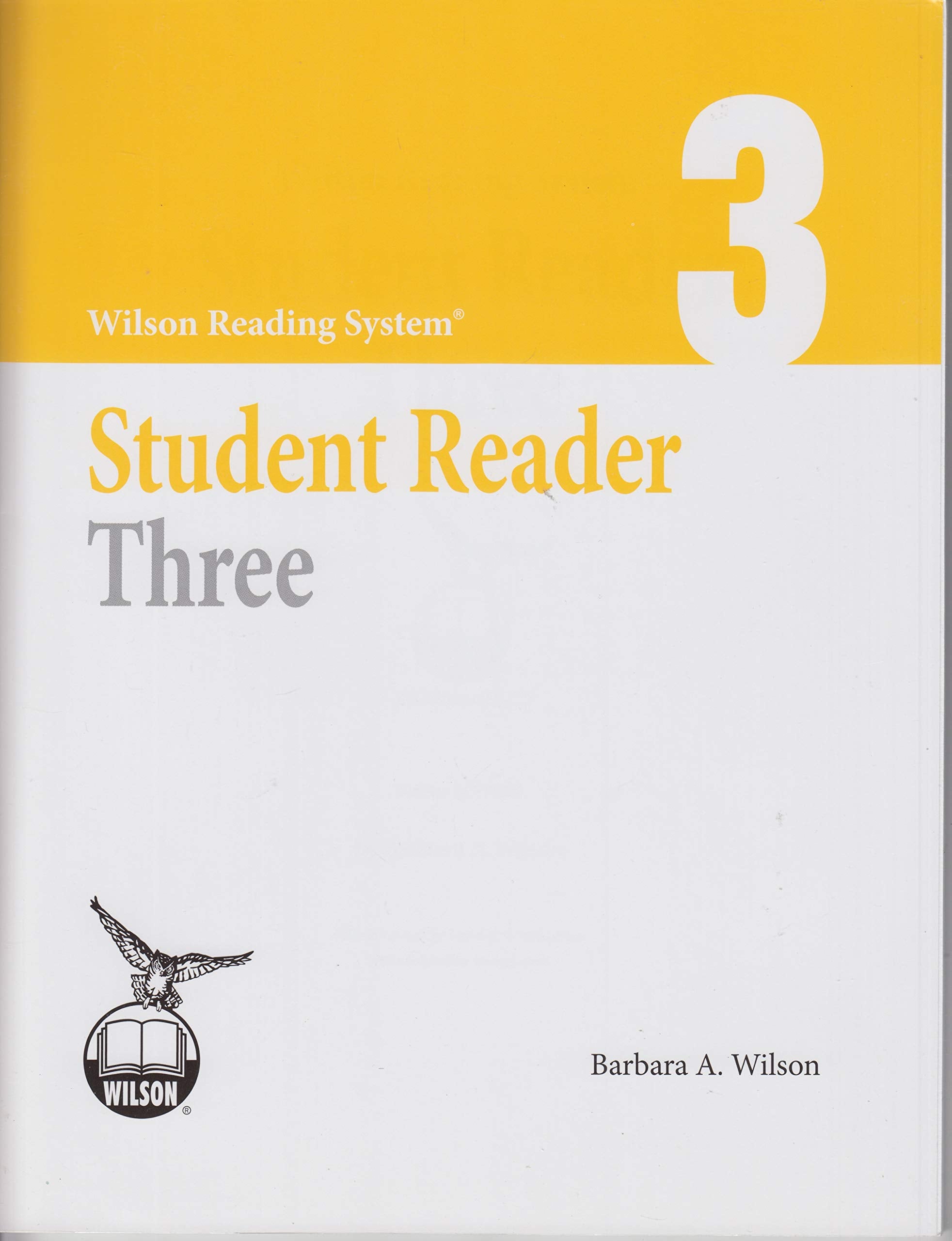 Wilson Reading System Student Reader Three,New