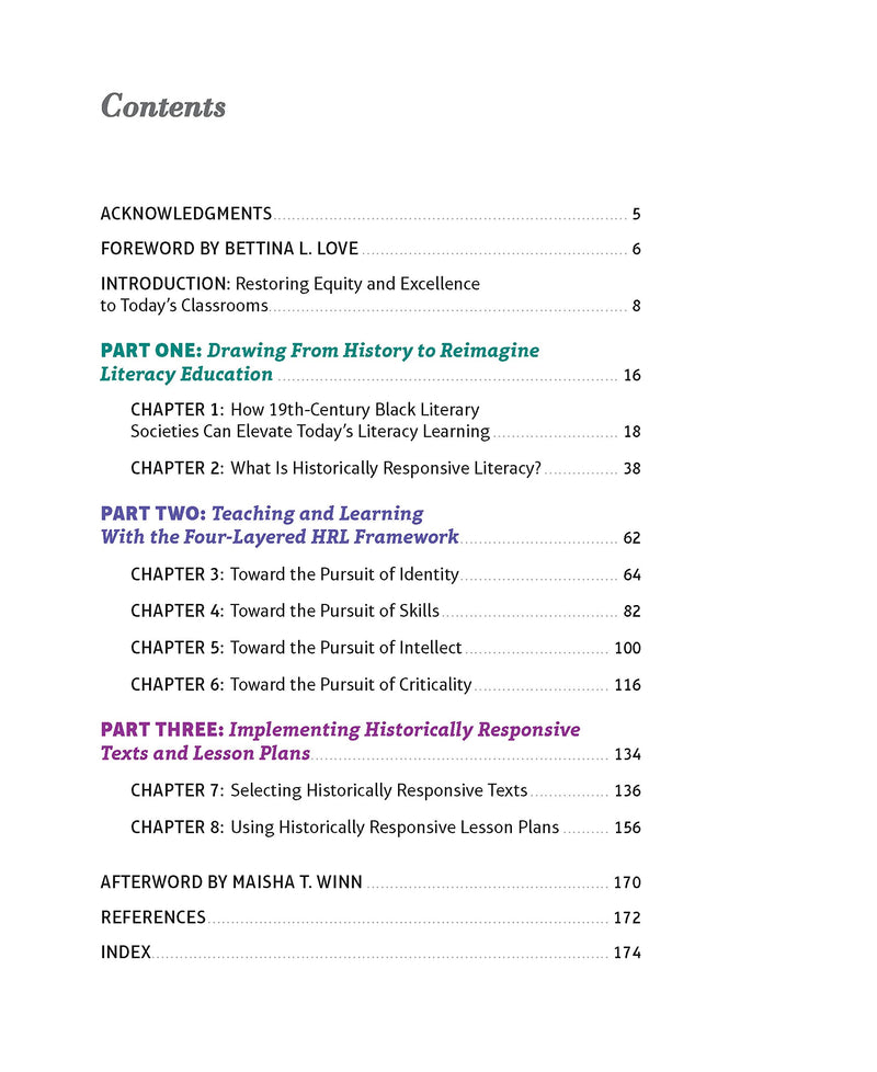 Cultivating Genius: An Equity Framework for Culturally and Historically Responsive Literacy,New