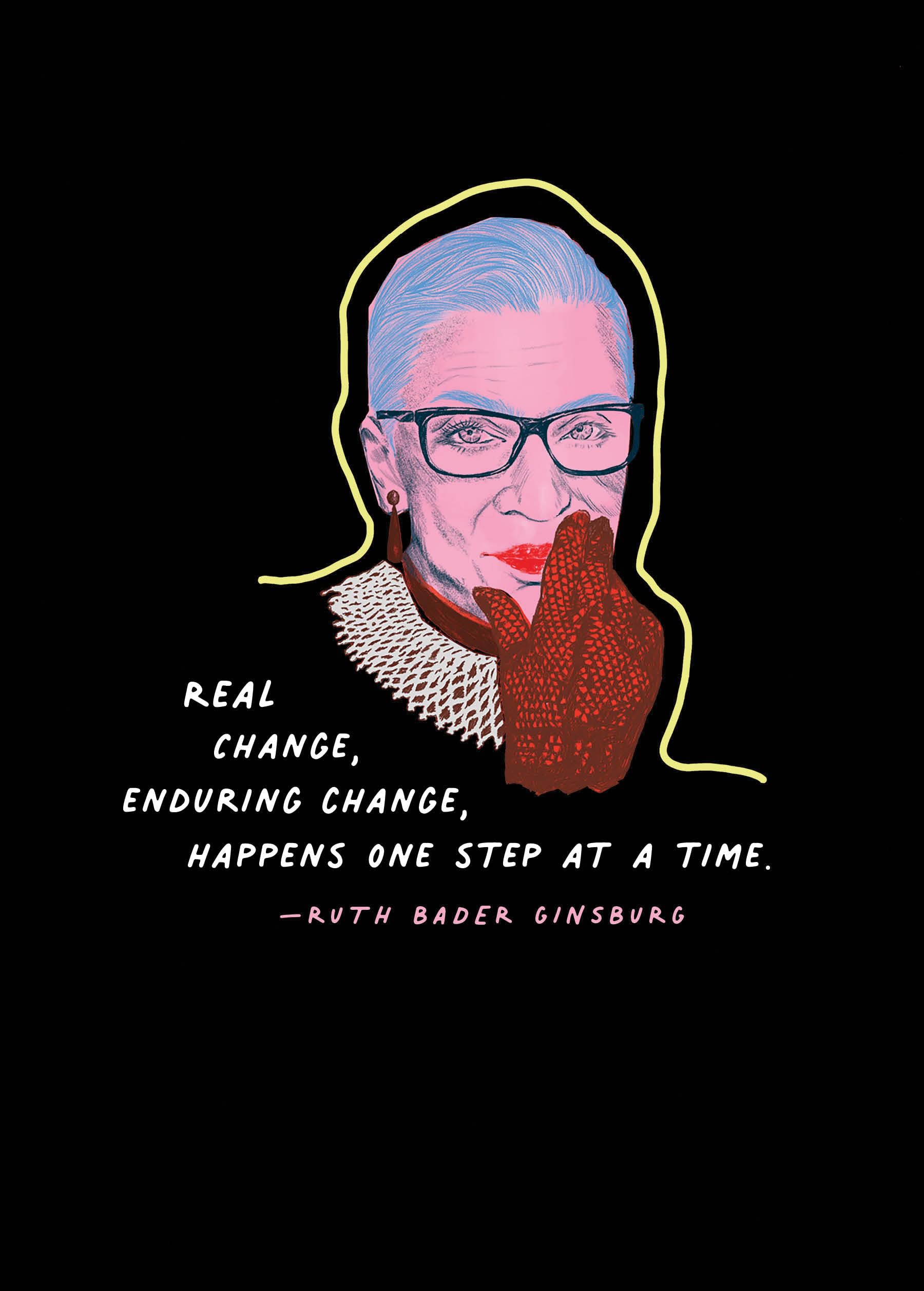 The Legacy of Ruth Bader Ginsburg Commemorative Journal: A blank lined notebook tribute to the notorious RBG with words of hope ,Used