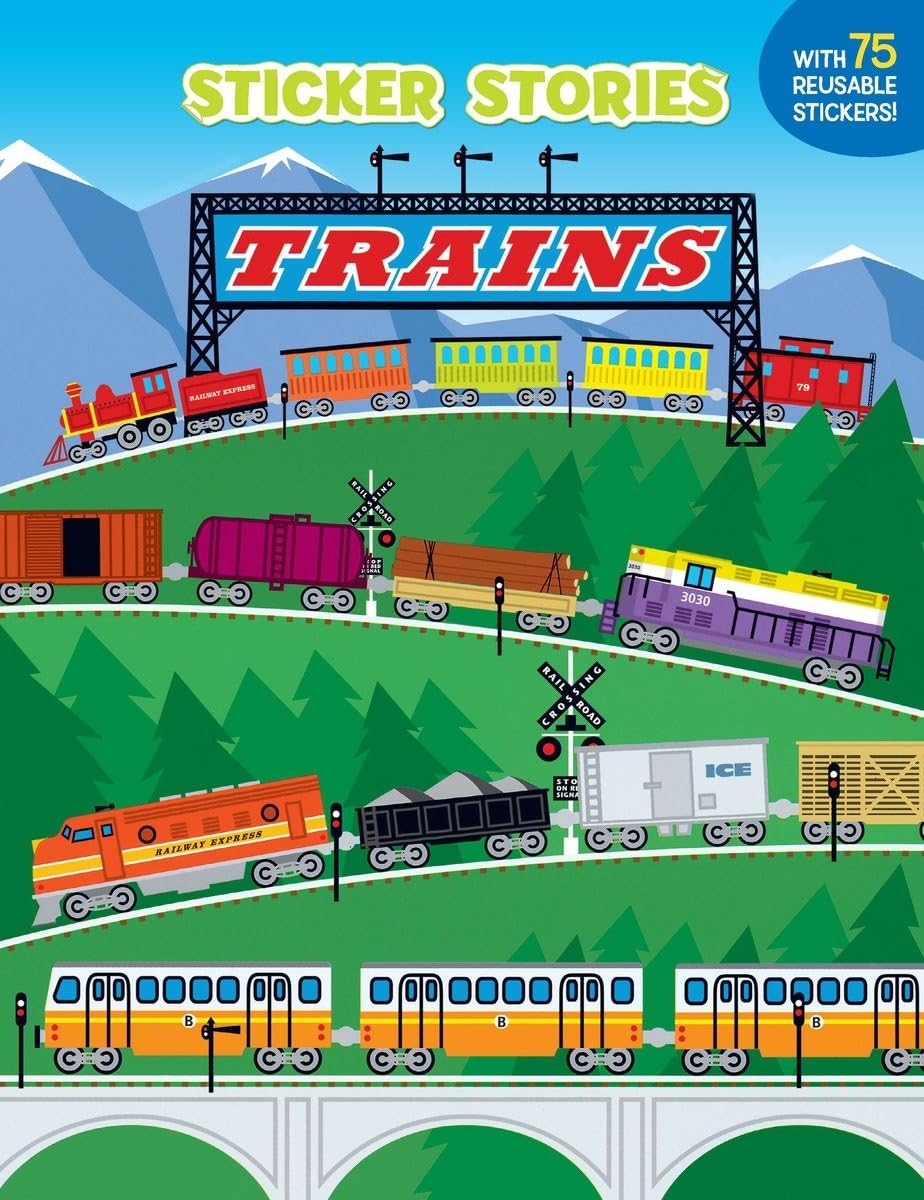 Trains (Sticker Stories),Used