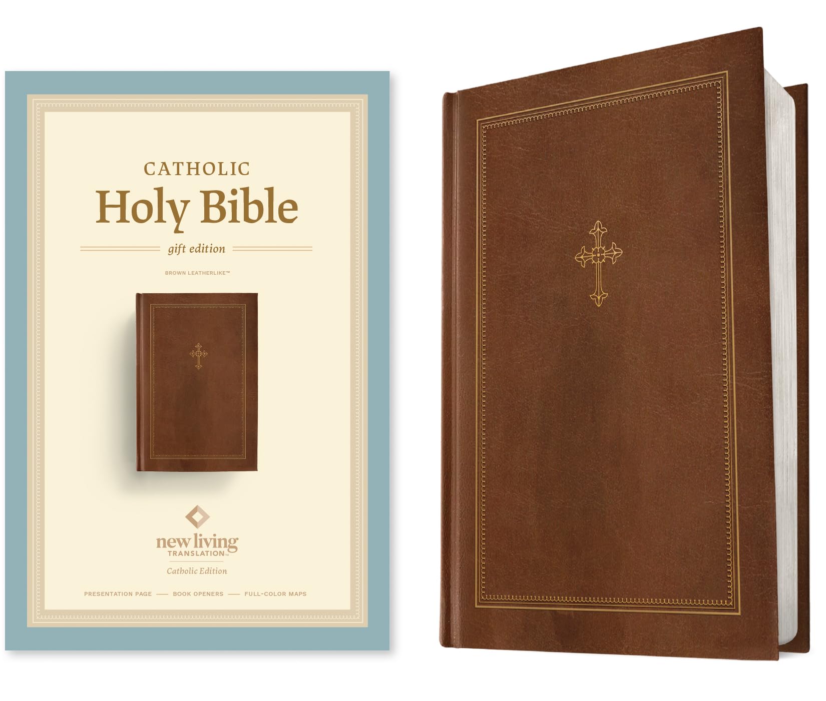 Nlt Catholic Holy Bible, Gift Edition (Hardcover Leatherlike)