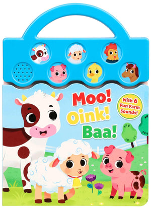 Moo, Oink, Baa!: With 6 Fun Farm Sounds! (6Button Carry Along Sounds)