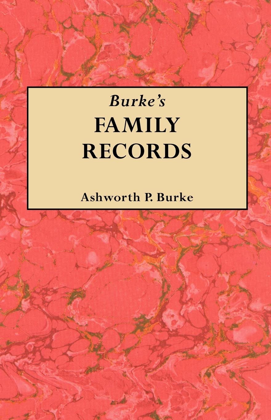 Burke'S Family Records,Used