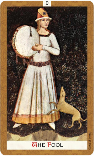 Golden Tarot Deck,New