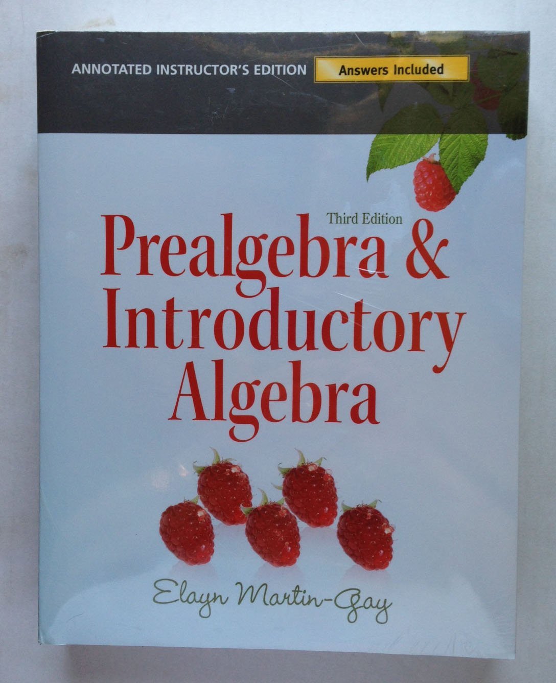 Prealgebra & Introductory Algebra (3rd Edition) (The MartinGay Paperback Series),New