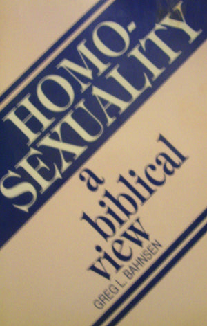 Homosexuality: A Biblical View,Used