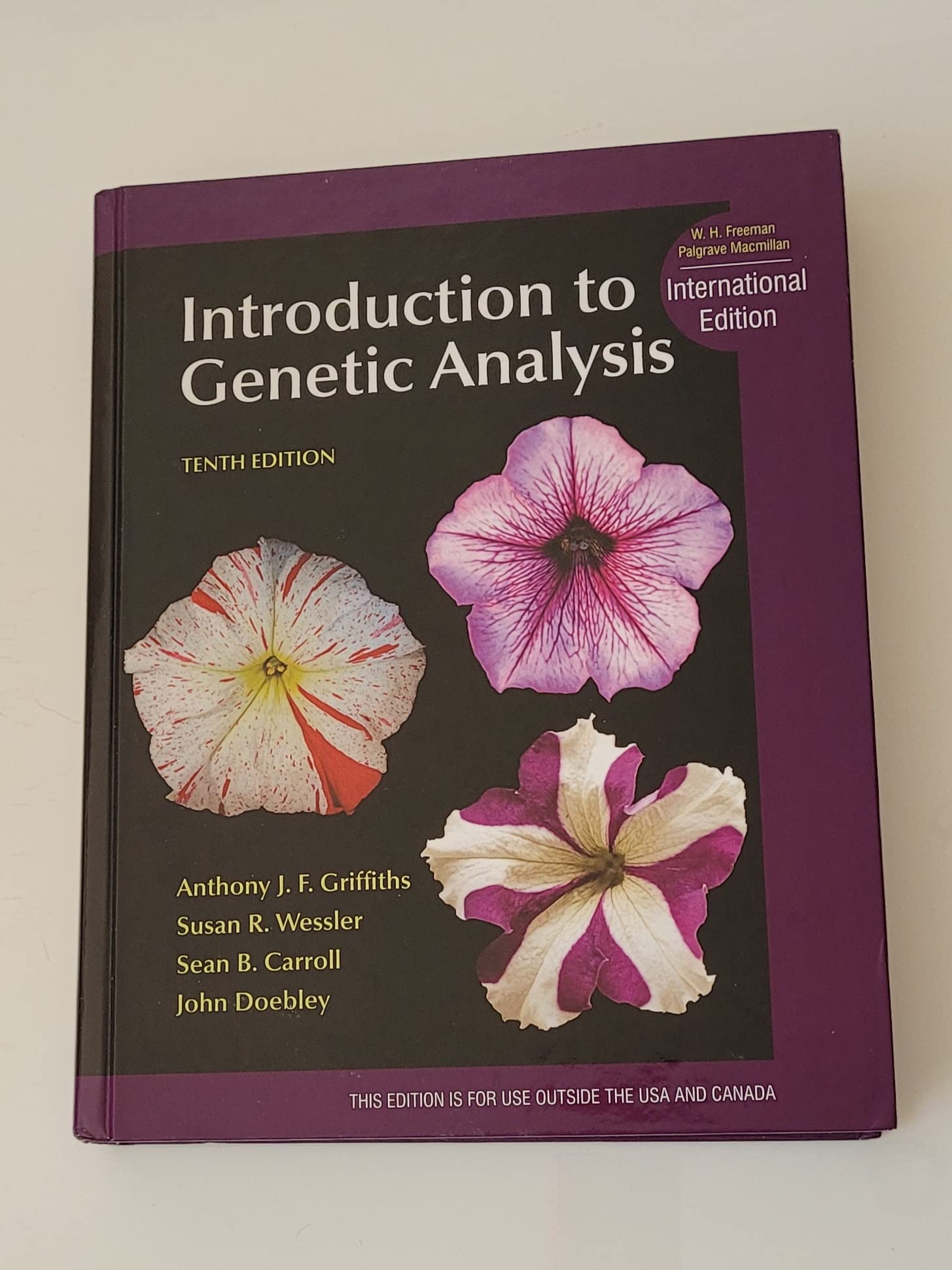 Introduction to Genetic Analysis, Intrenational Edition,New