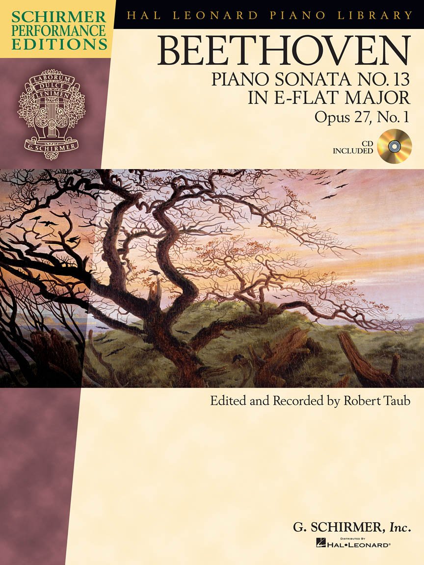 Beethoven: Piano Sonata No. 13 In Eflat Major, Opus 27, No. 1 (Schirmer Performance Editions),Used