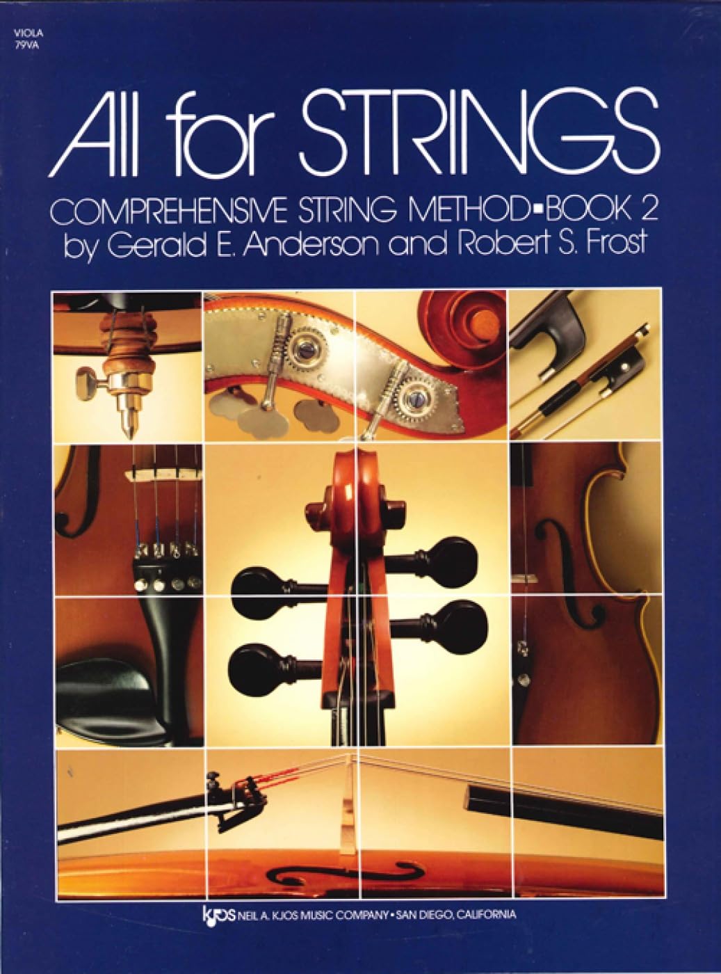 79VA  All For Strings Book 2  Viola,Used