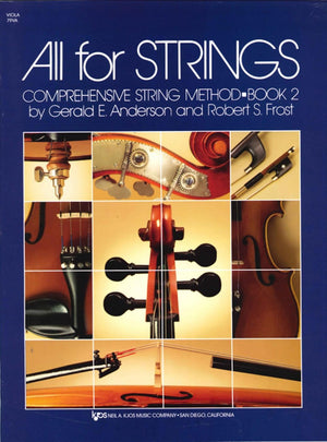 79VA  All For Strings Book 2  Viola,Used