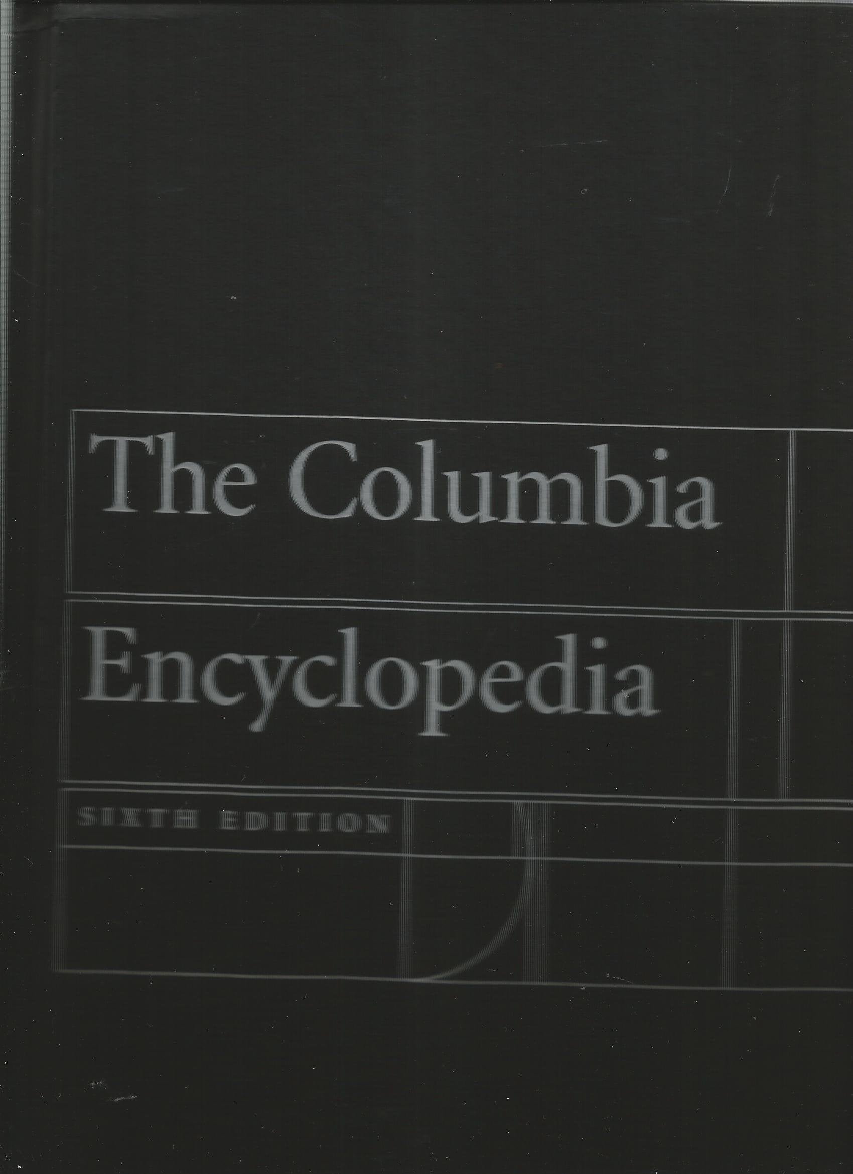 Columbia Ency 6Th Ed Book Club Edition-new,New