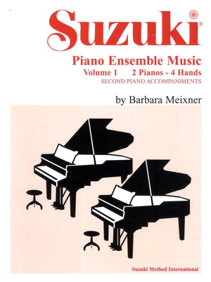 Suzuki Piano Ensemble Music For Piano Duo, Vol 1: Second Piano Accompaniments (Suzuki Piano School, Vol 1),Used