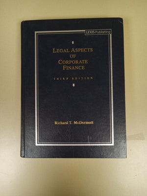 Legal Aspects of Corporate Finance (Analysis and Skills Series),Used