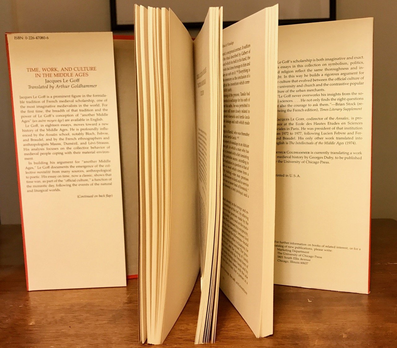 Time, Work & Culture In The Middle Ages,New