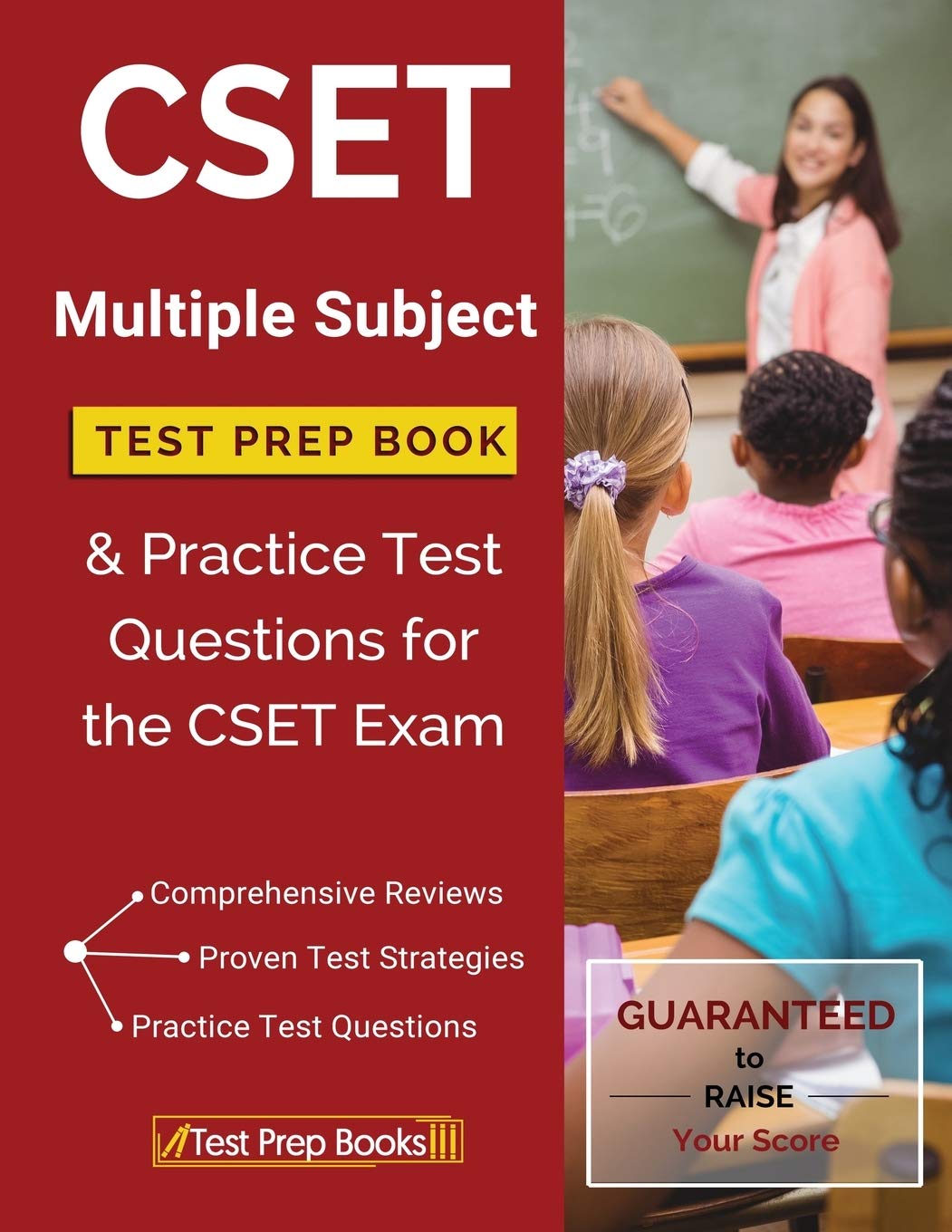 CSET Multiple Subject Test Prep Book & Practice Test Questions for the CSET Exam,Used