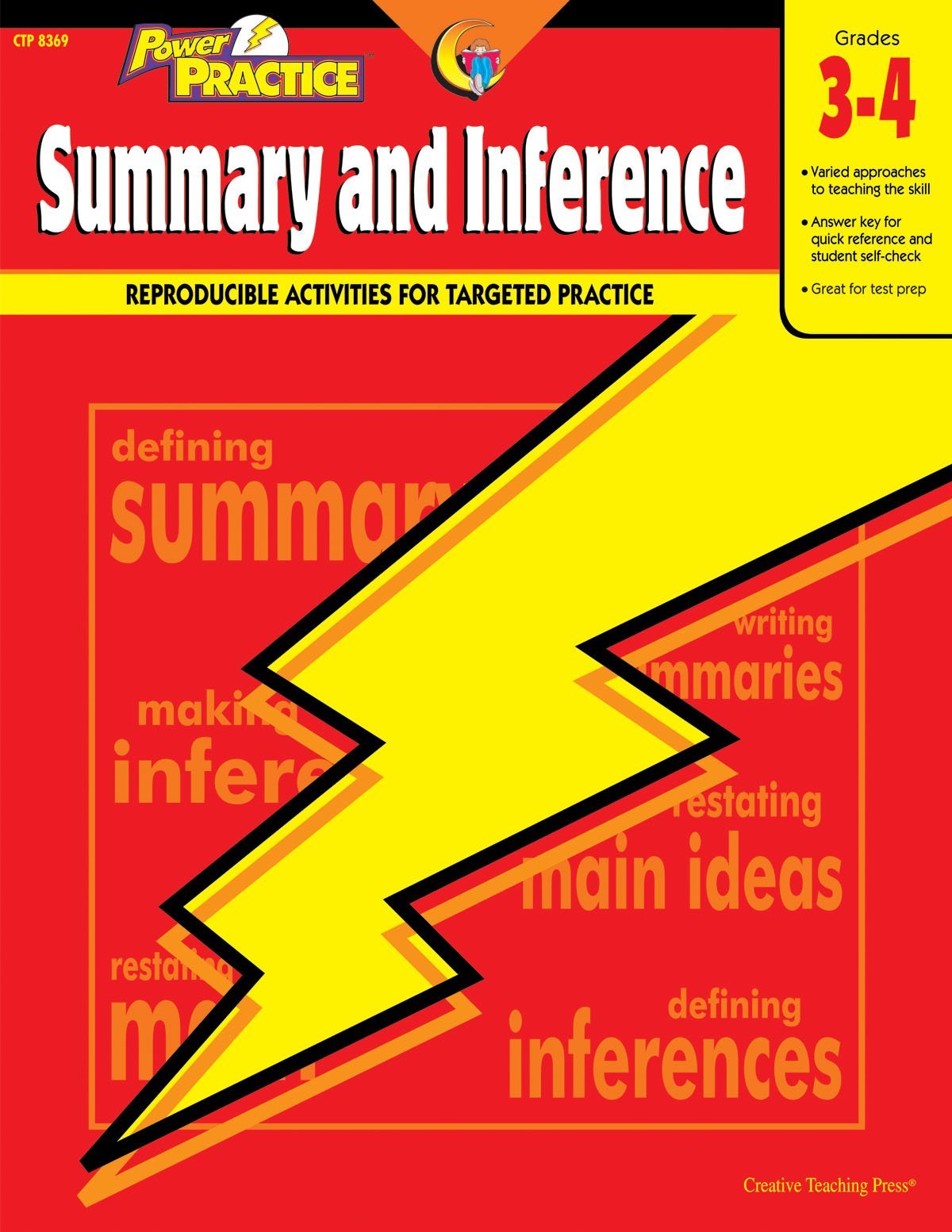 Power Practice Summary and Inference, Gr. 34 (Language Power Practice),Used