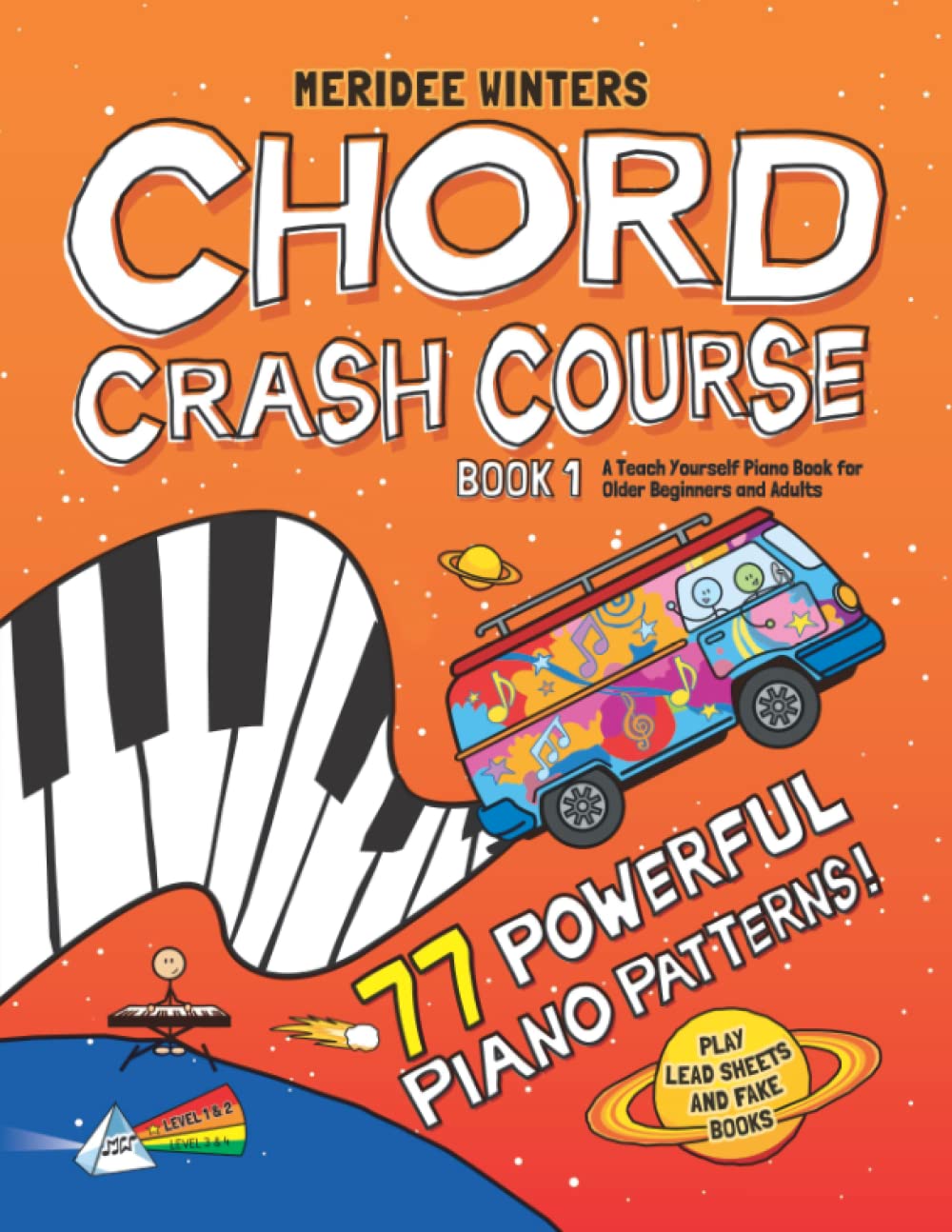 Meridee Winters Chord Crash Course: A Teach Yourself Piano Book for Older Beginners and Adults,Used