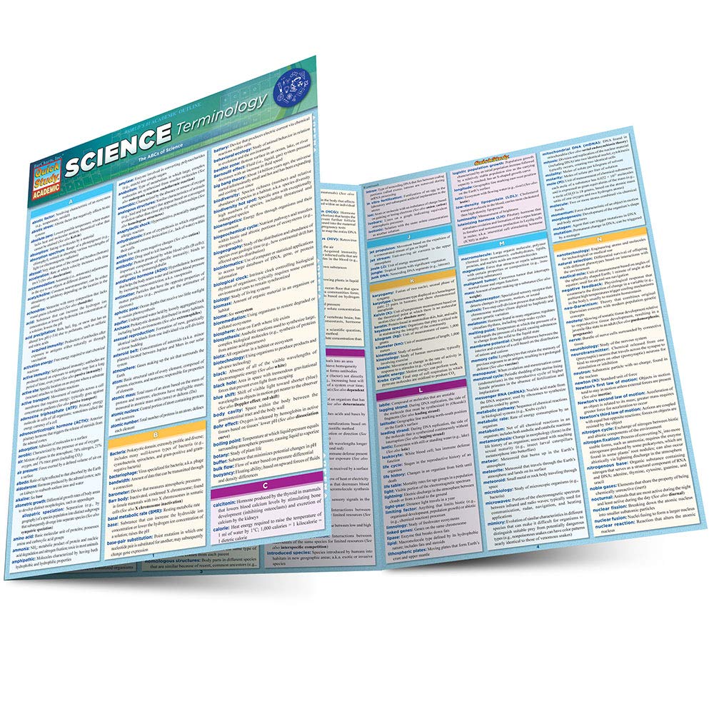 Science Terminology (Quick Study Academic),Used
