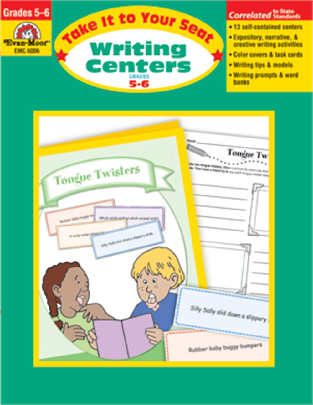 Take It To Your Seat Writing Centers, Grades 56,New