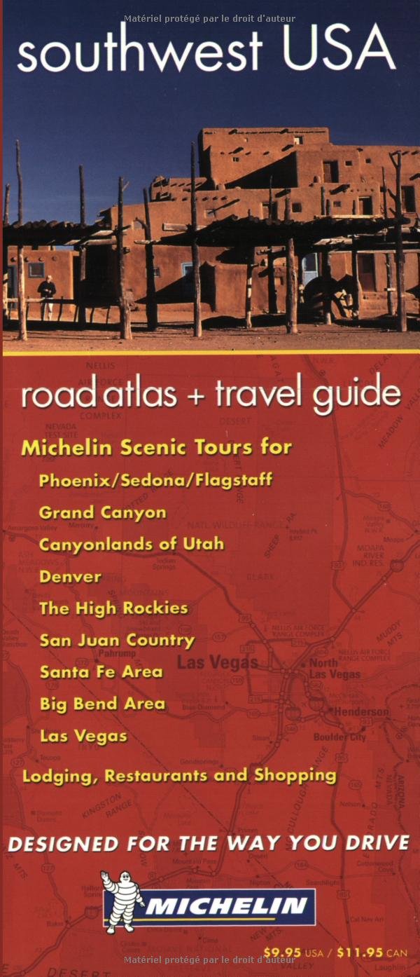 Michelin USA Southwest Regional Road Atlas and Travel Guide,Used
