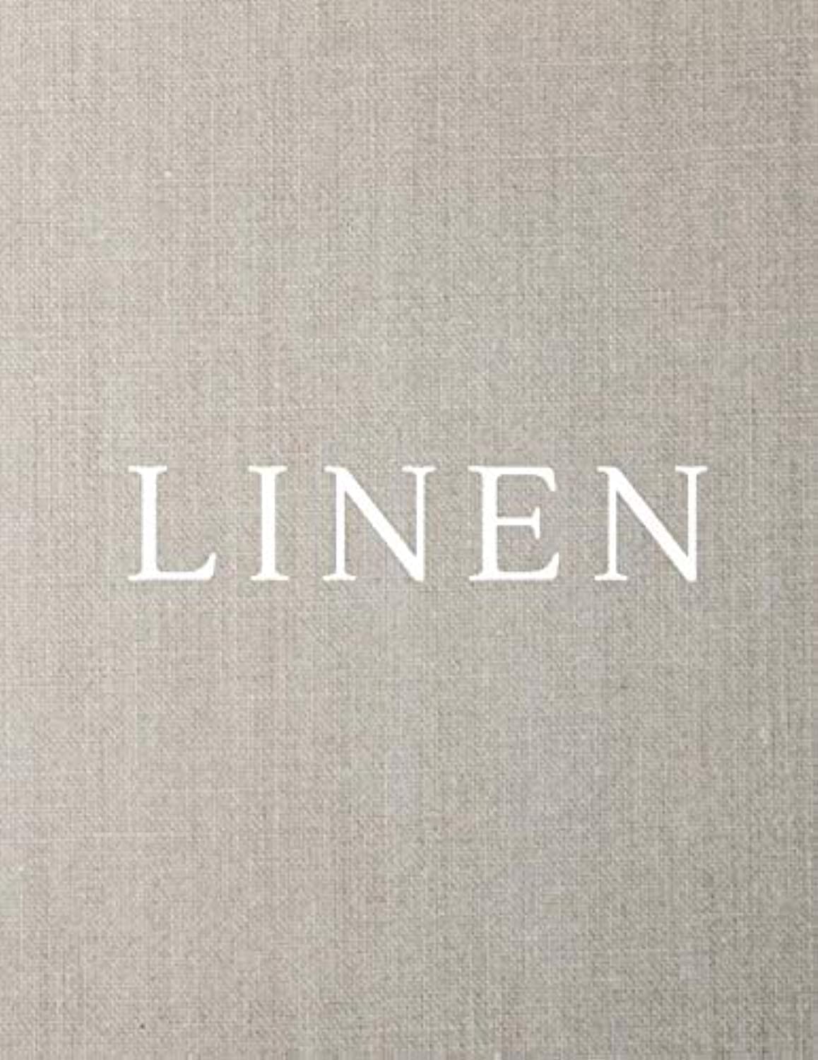 Linen: A Decorative Book  Perfect for Stacking on Coffee Tables & Bookshelves  Customized Interior Design & Home Decor,Used