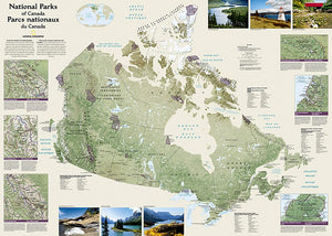 Canada National Parks [Folded And Polybagged] (National Geographic Reference Map),New