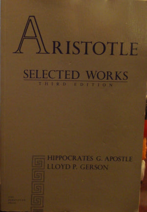Aristotle Selected Works,Used
