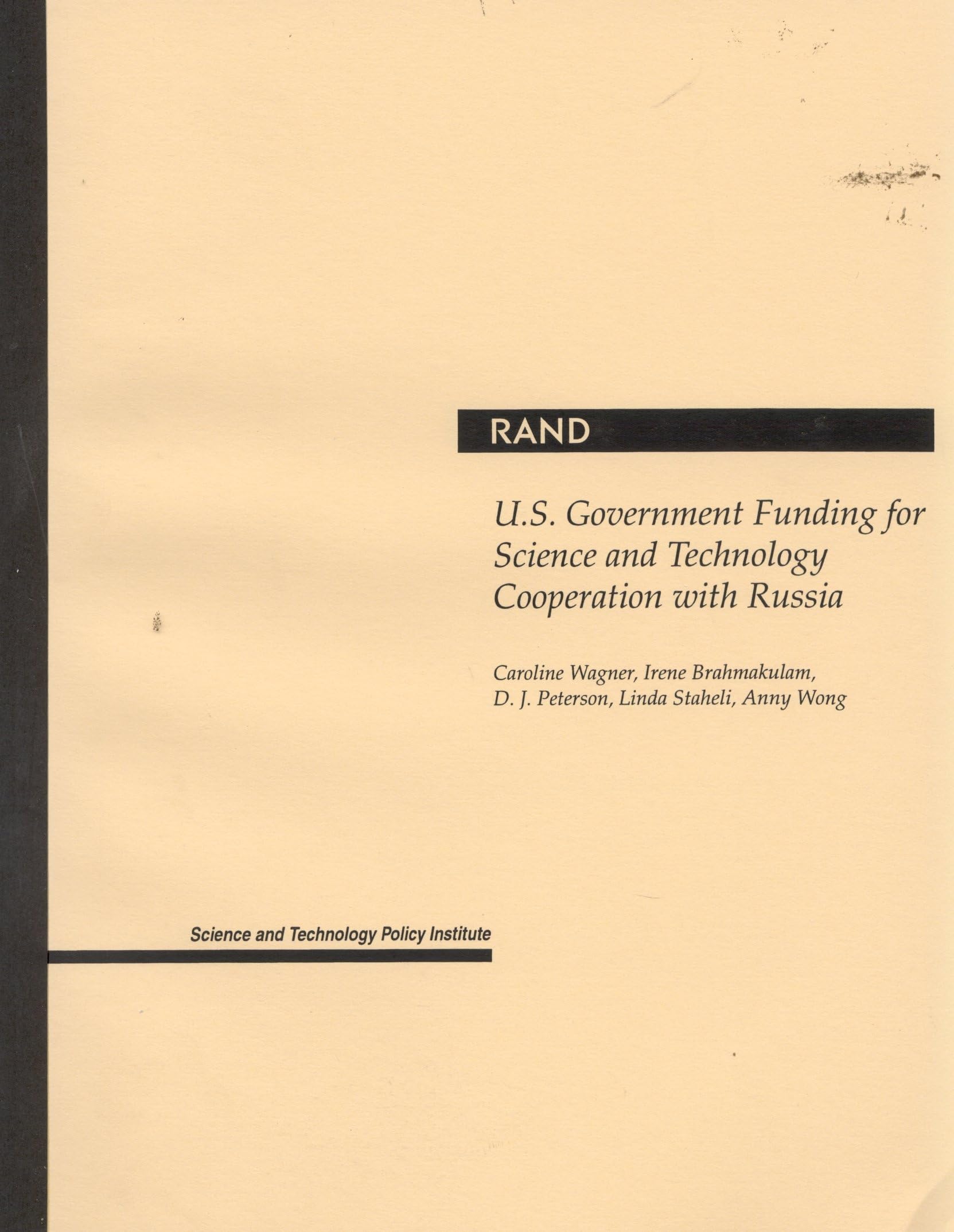 Us Government Funding Science,New
