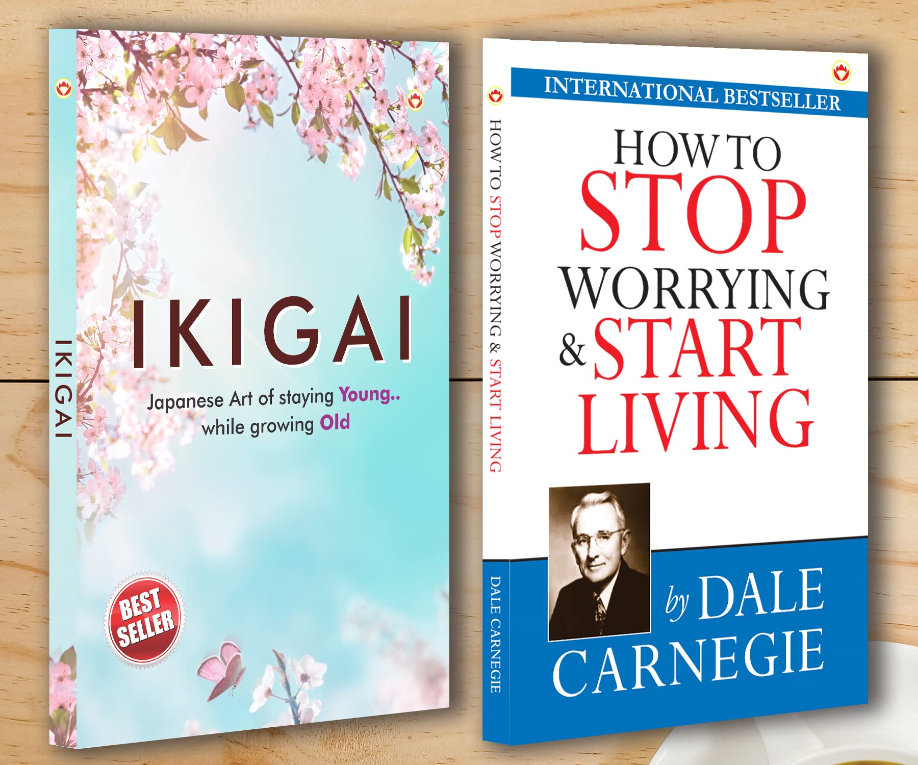 Best Motivational Books In English - Ikigai + How To Stop Worrying & Start Living