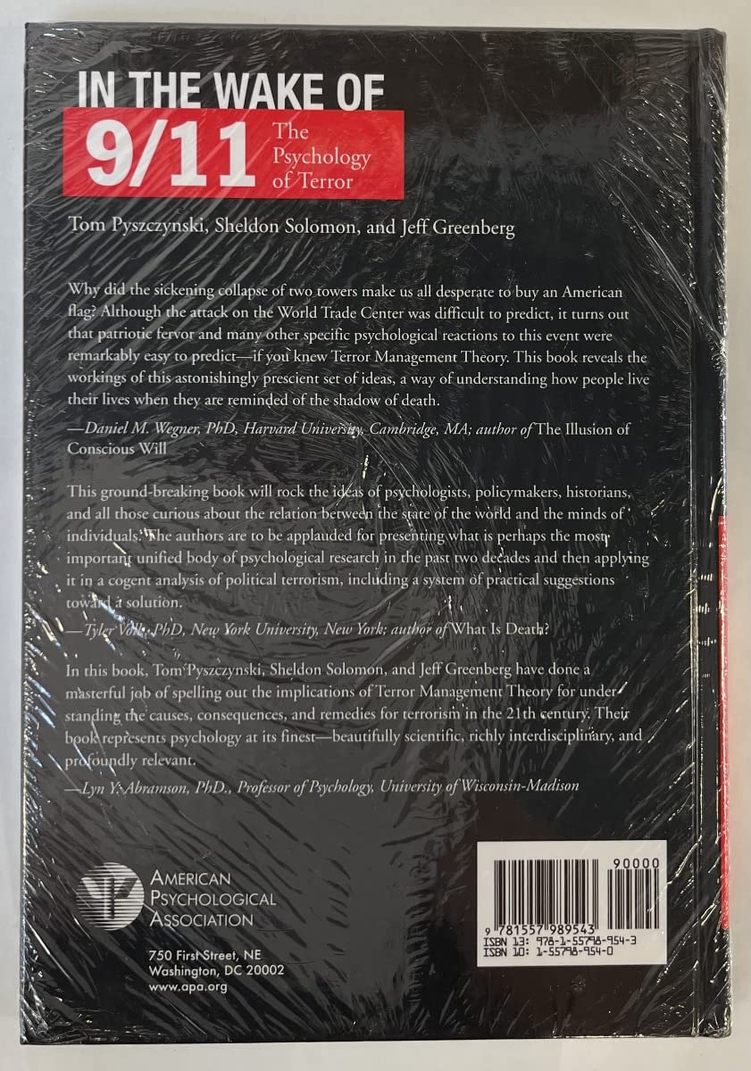In the Wake of 9/11: The Psychology of Terror,New