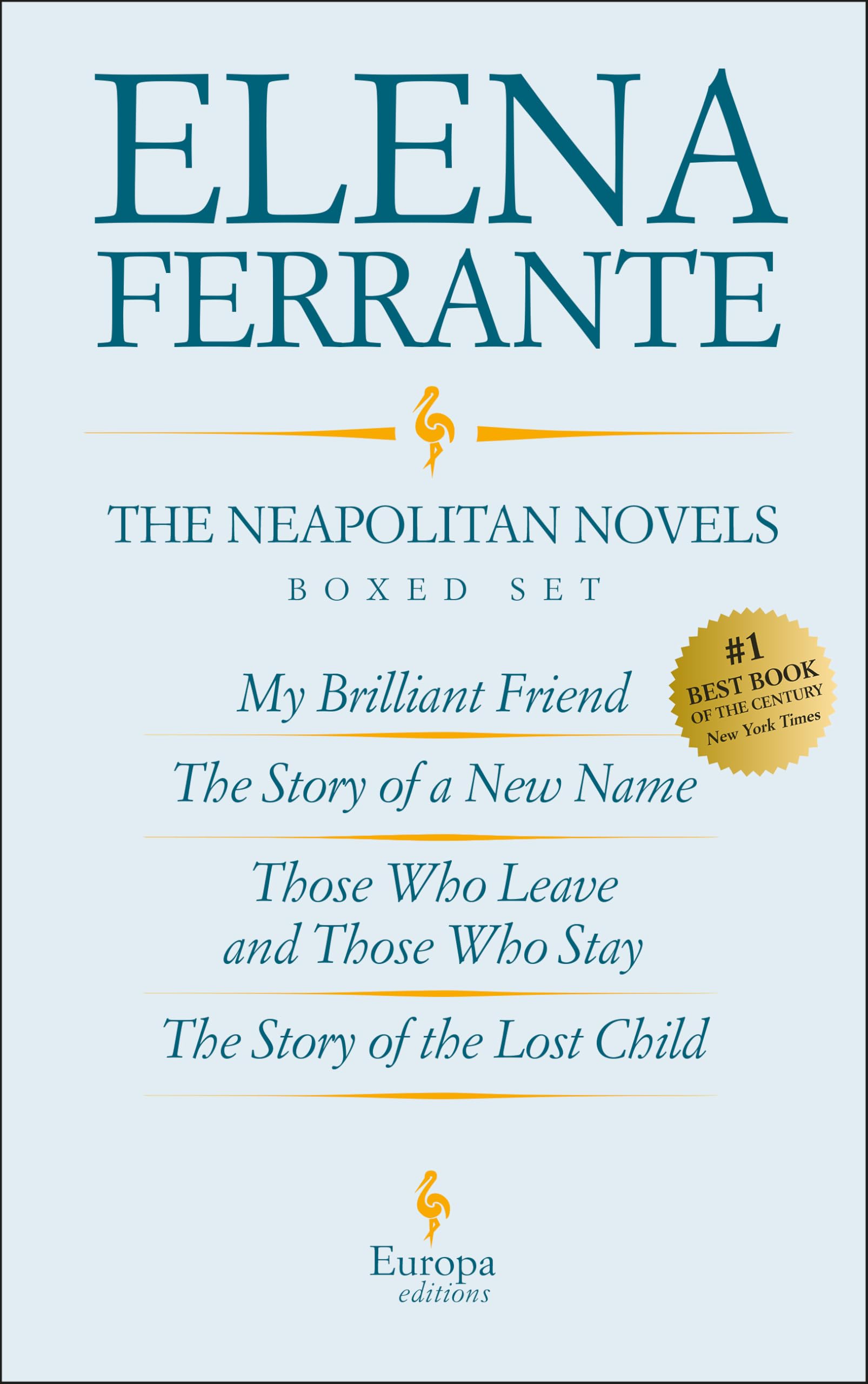 The Neapolitan Novels Boxed Set,New