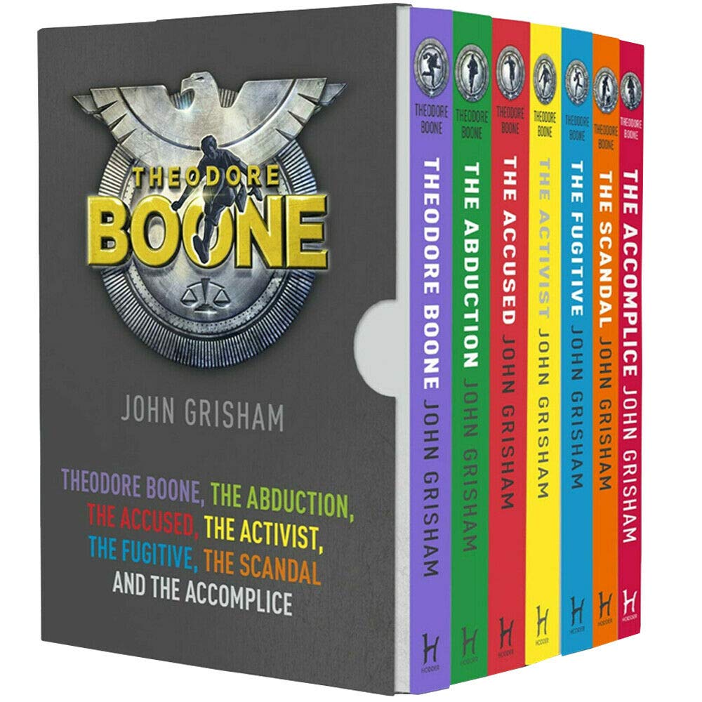 Theodore Boone Series Books 1  7 Collection Box Set by John Grisham (Theodore Boone, Accused, Activist, Fugitive, Abduction, Sc