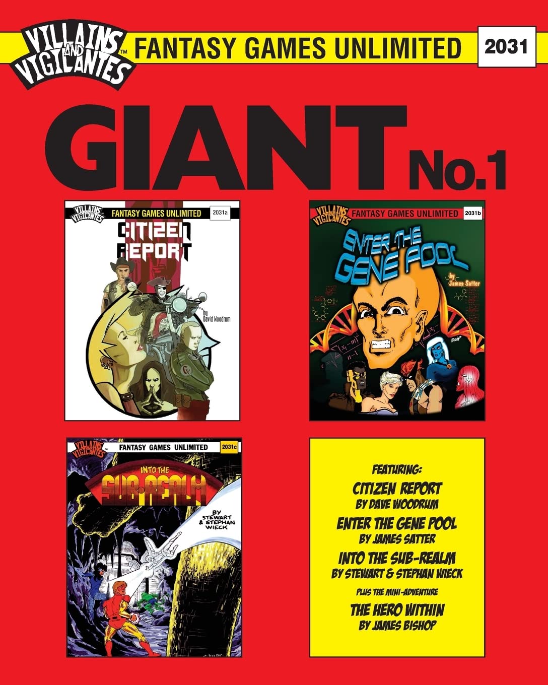 Villains And Vigilantes: Giant No. 1,Used