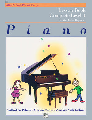 Piano Lesson Book: Complete Level 1, for the Later Beginner,Used