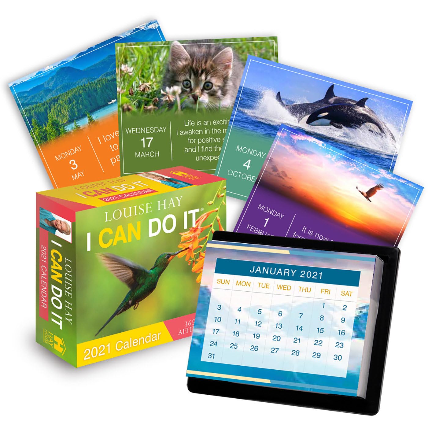 I Can Do It 2021 Calendar: 365 Daily Affirmations,Used