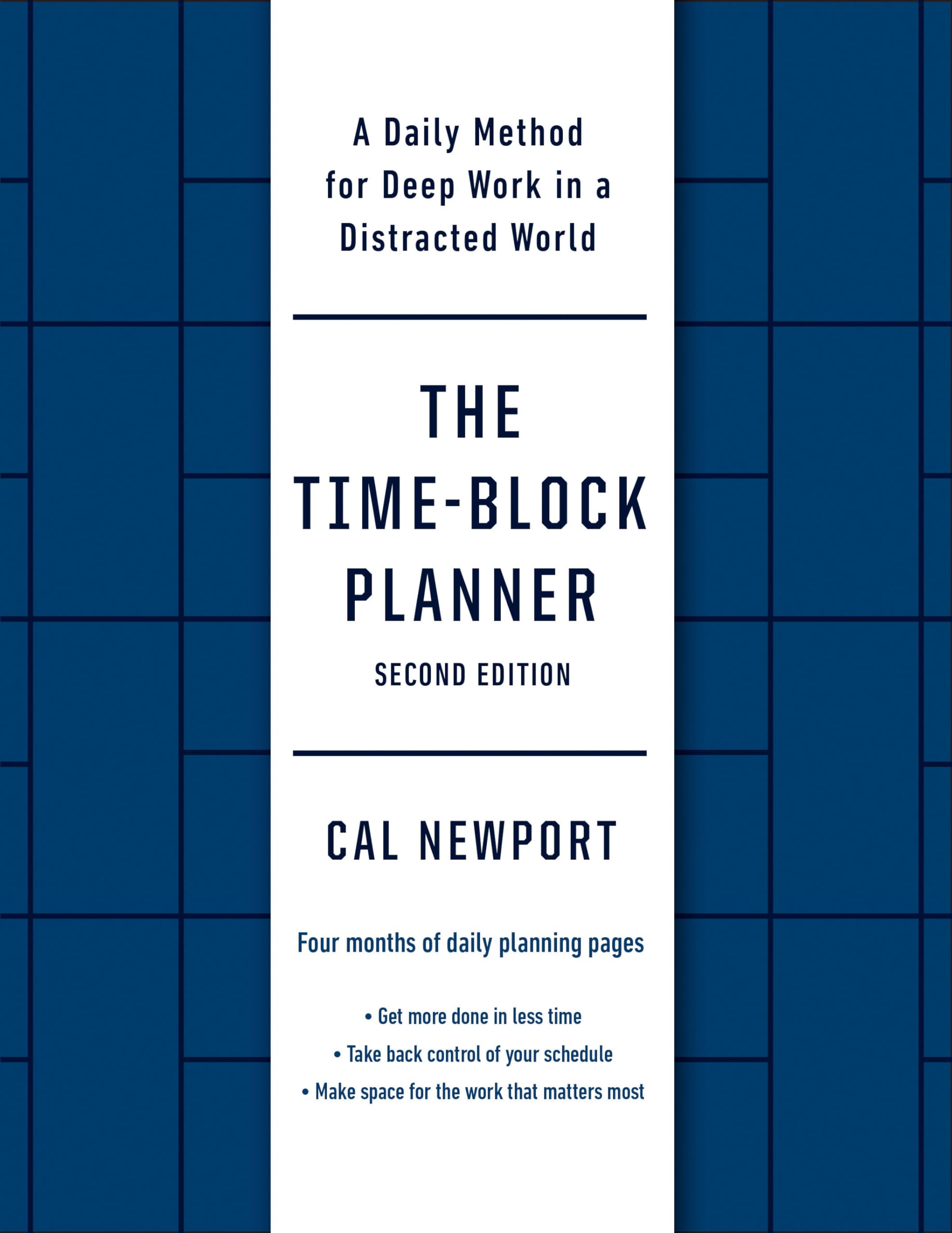 The Timeblock Planner (Second Edition): A Daily Method For Deep Work In A Distracted World,Used