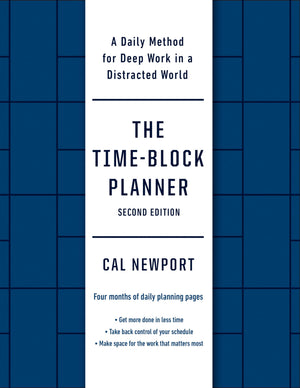 The Timeblock Planner (Second Edition): A Daily Method For Deep Work In A Distracted World,Used